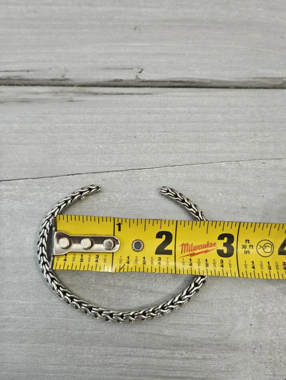 John Hardy Sterling Cuff 23.1g Signed M